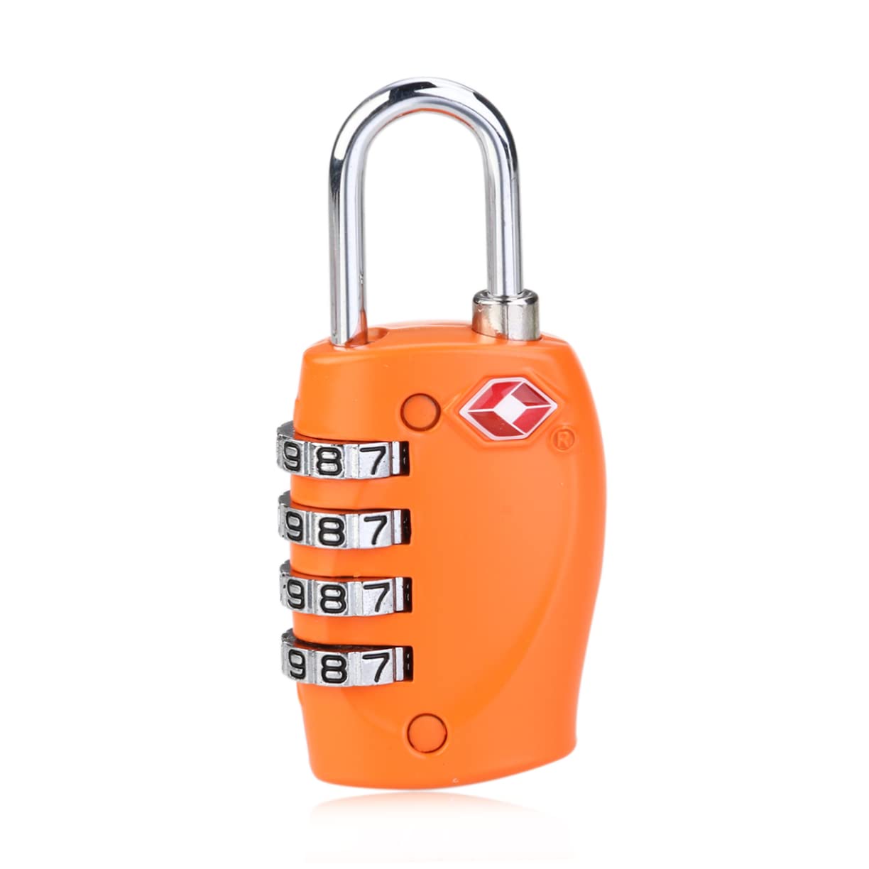 Mikikit Lucchetto Arancione Da 3 Pezzi Per Valigia Lucchetto A Combinazione Approvato 4 Codici Per La Sicurezza Dei Bagagli