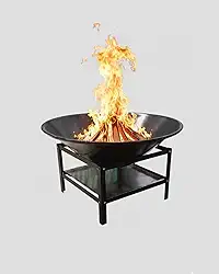 Lareira para Jardim a Lenha Externa Aquecedor - 66 Cm