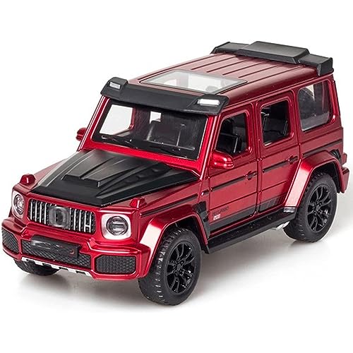 Image of DEUSON ECOM 1:32 Scale G Wagon Toy Car Die Cast Model Metal Toy Car for Kids with Light Sound Pull Back Openable Door