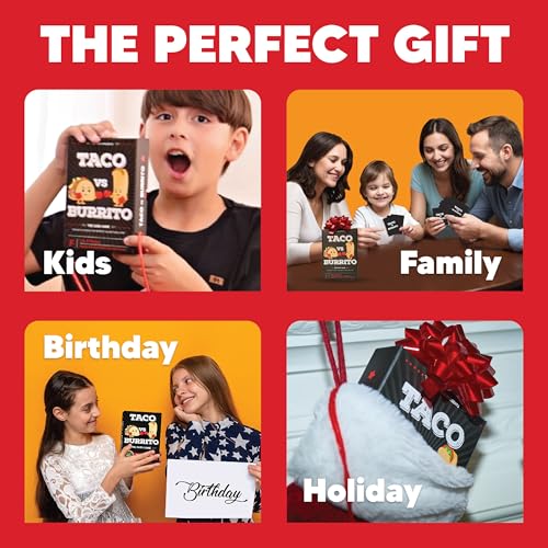 Taco vs Burrito - The Wildly Popular Surprisingly Strategic Card Game Created by a 7 Year Old - 5 Ways to Play - a Family-Friendly Party Game for Kids, Teens & Adults - Image 3