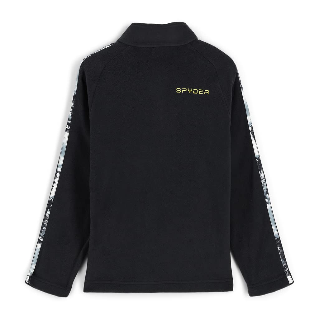 Spyder Młodzieżowa kurtka polarowa Speed Half Zip, Czarny, L