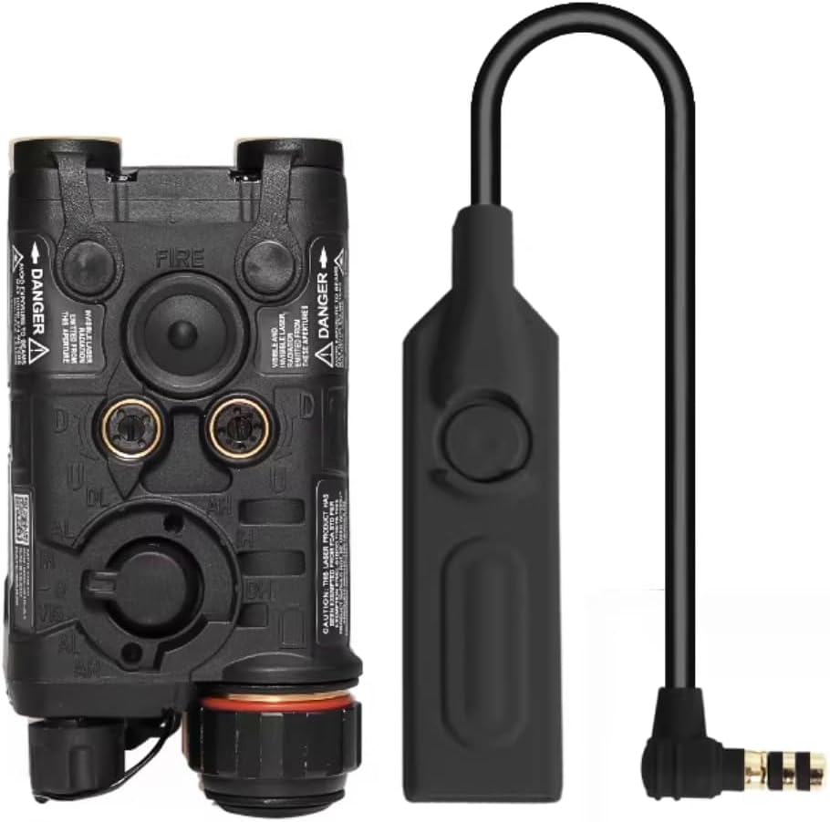 PEQ NGAL Mini Version IR Laser + Red Laser + White LED Flashing Sight for Airsoft AEG GBB CQB Laser Output Within 5mW