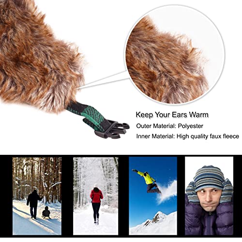 Image of ONWAY Trapper Hat Winter Hats for Women Men with Faux Fur Ear Flaps