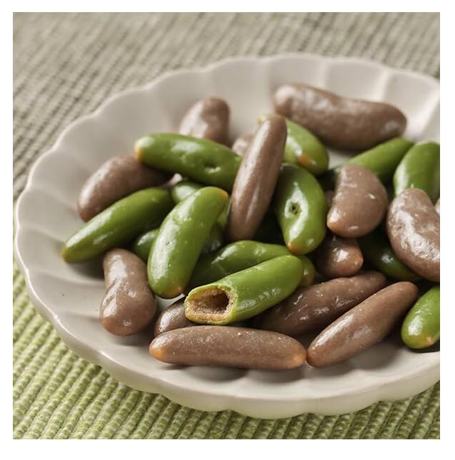 Amazon | 柿の種 抹茶＆ほうじ茶チョコ 50g×2袋セット | ノーブランド