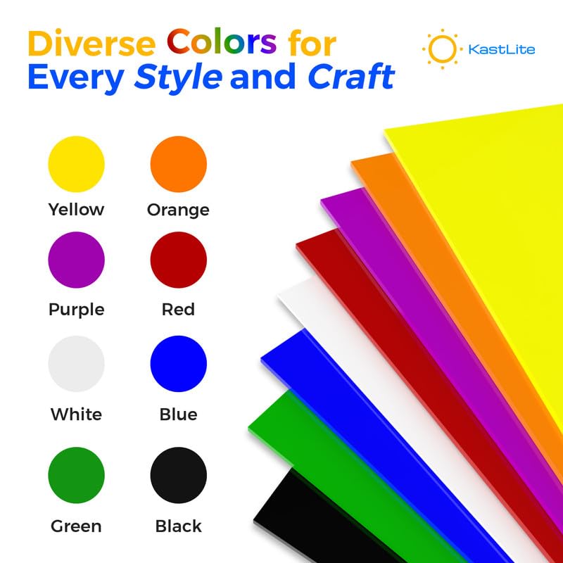 KastLite Colored Acrylic Sheets Nominal 6