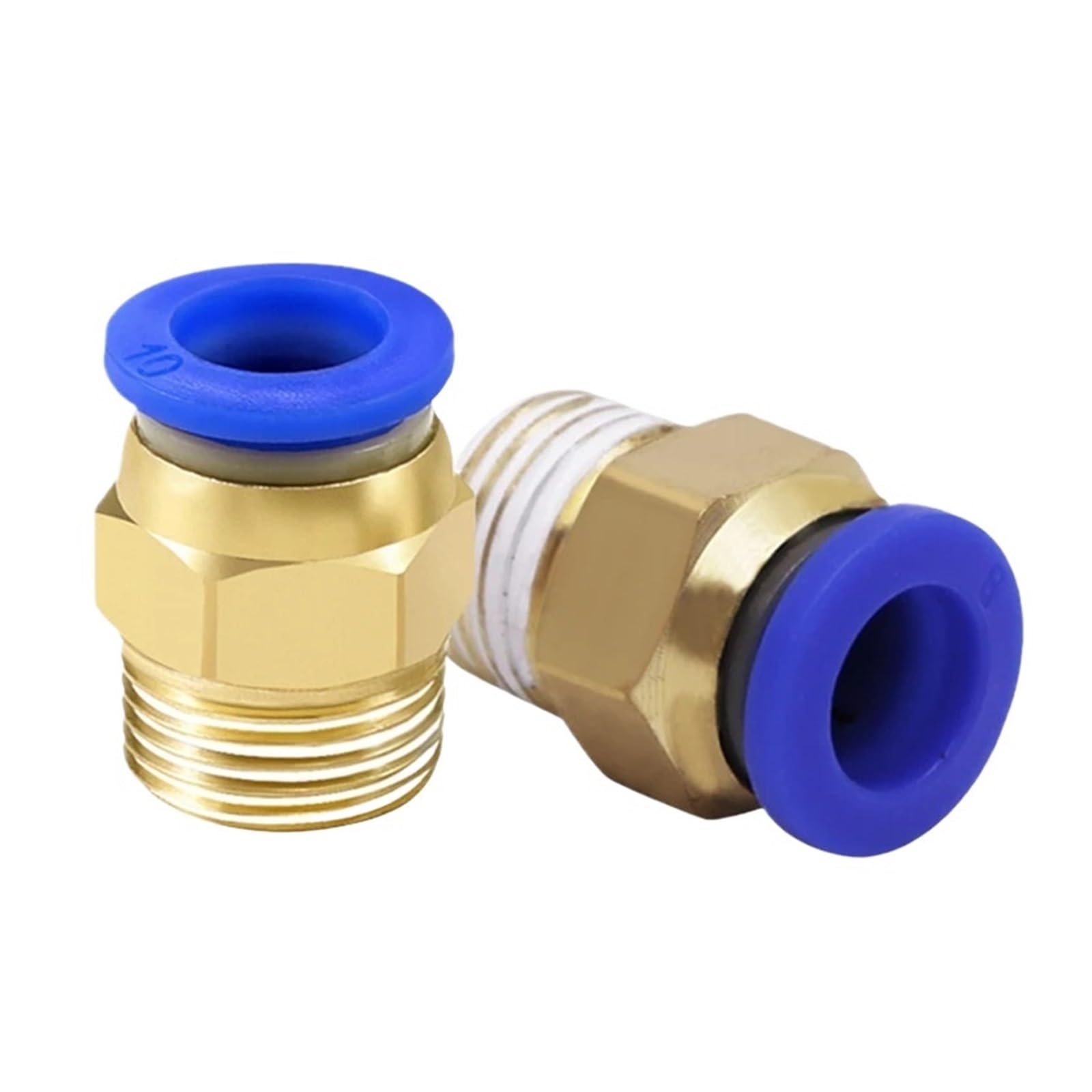 50/100 sztuk pneumatyczne złącze powietrza montaż PC 4/6/8/10/12mm gwint męski 1/8 1/4 3/8 1/2 złączki do węży 4-m5 szybkozłącza rurowe