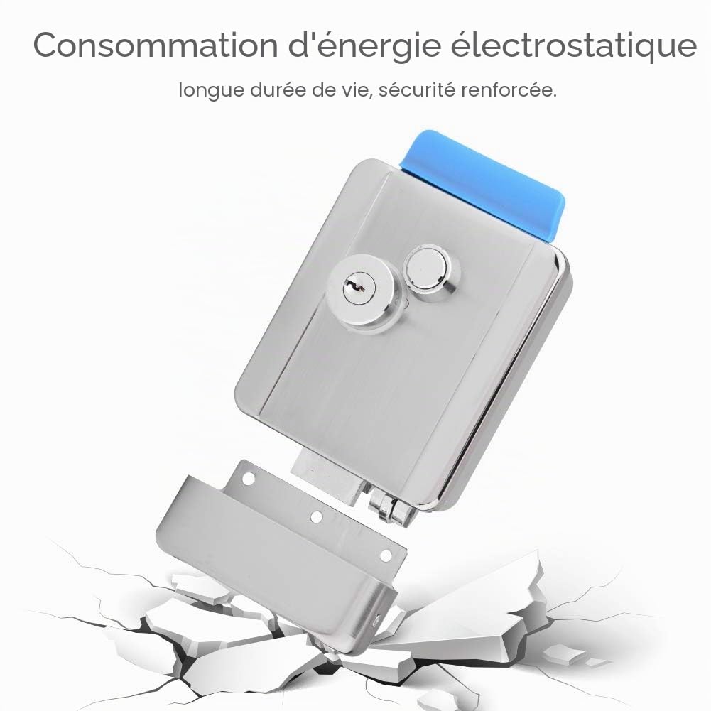 Serrure de Porte Électrique de Sécurité Q799 Kit de Contrôle d'Accès