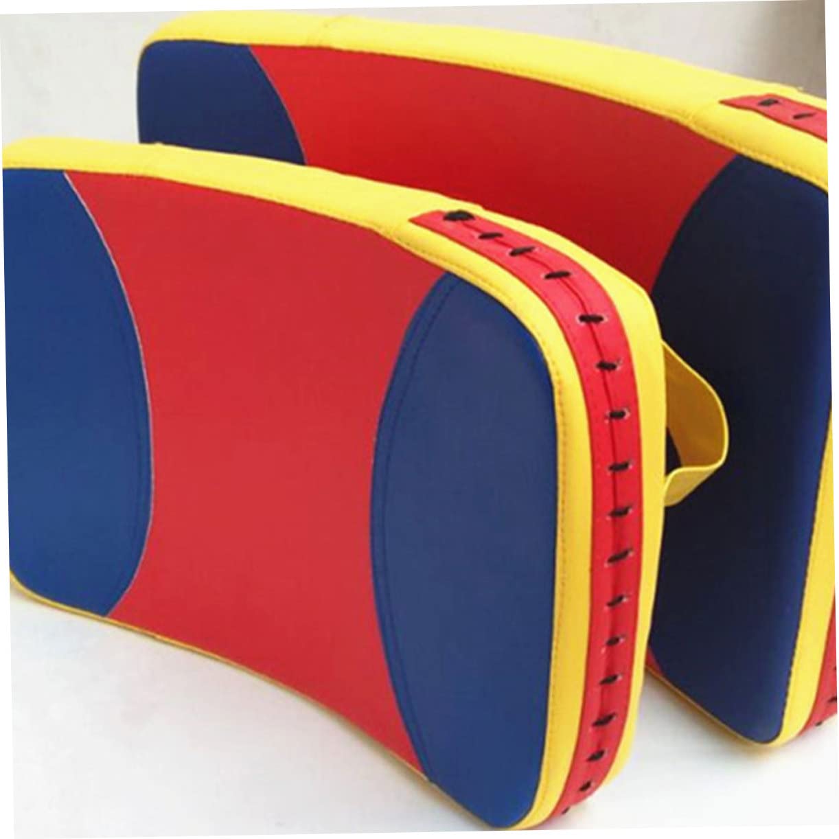Mipcase Scudo da Boxe Curvo Rinforzato con Imbottitura Spessa per Protezione e Assorbimento Urti Pad Kick Taekwondo per Allenamento Karate e MMA Adatto e Adulti