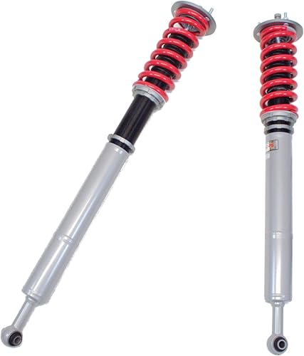 Miniatura 10 de Godspeed MRS1427 MonoRS Kit de bajada de coilover totalmente ajustable, altura de paseo, tensión de resorte y amortiguación de 32 clics, compatible