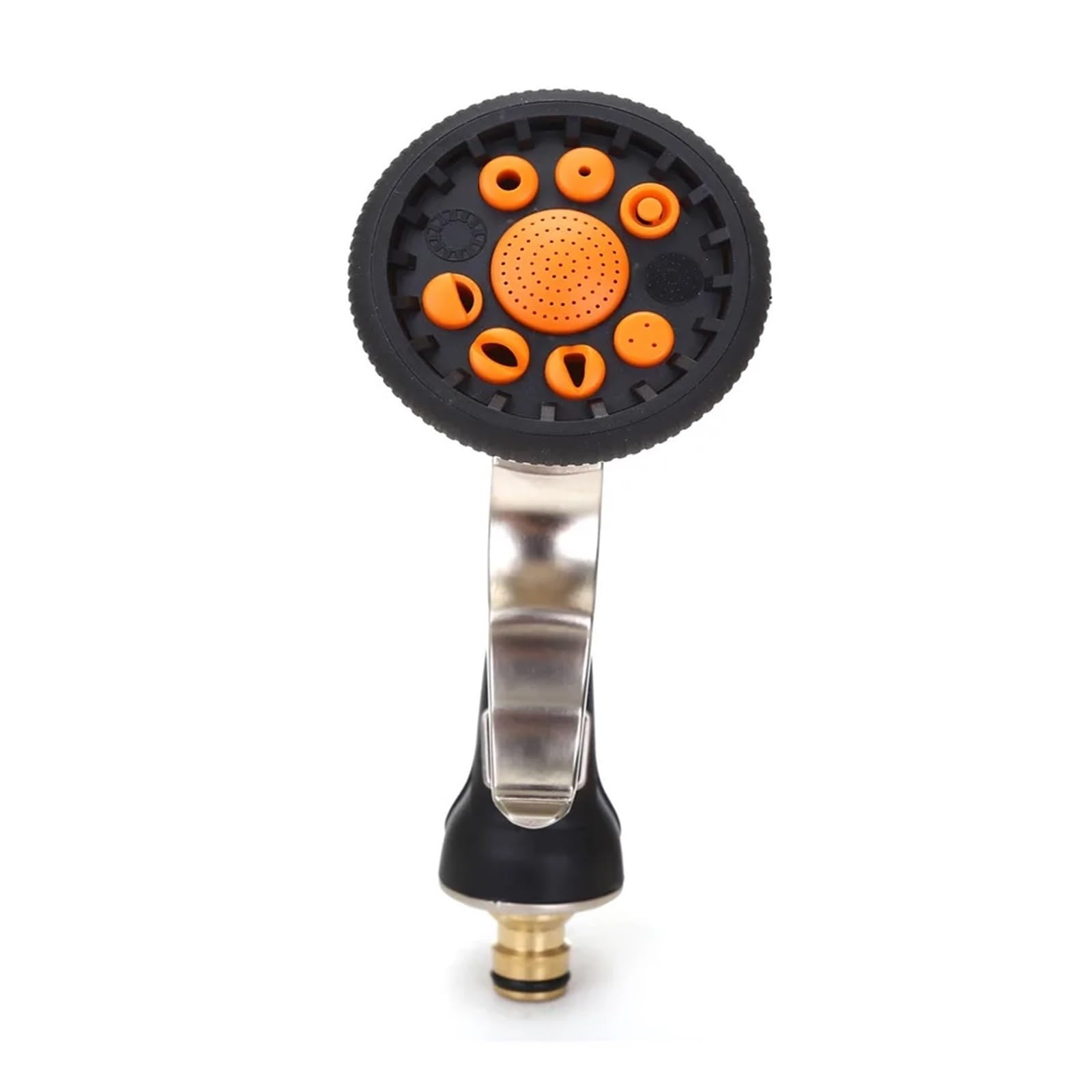 Pistolet d'arrosage avec embout multi-jets, Eau de jardin haute pression avec jets variables, mode multijet, laiton