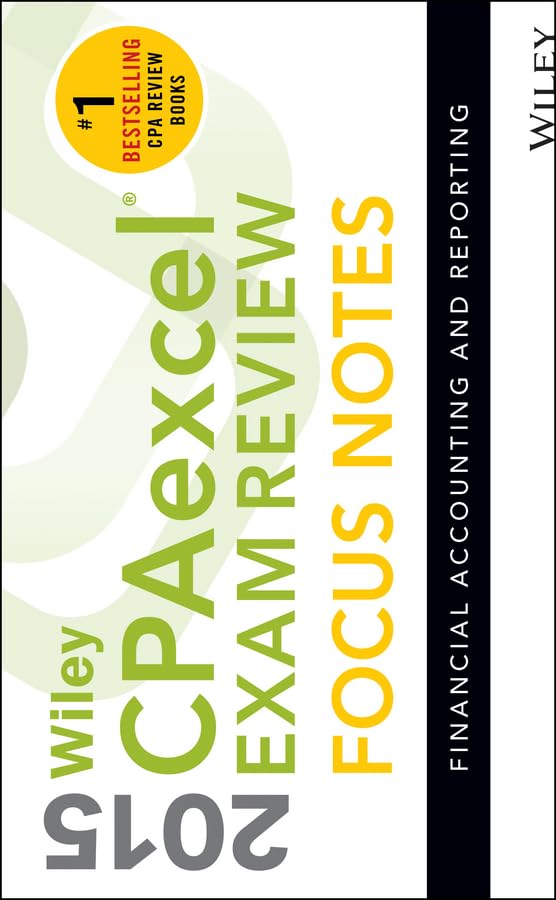 Wiley Cpaexcel Exam Review 2015 Focus Notes Financial