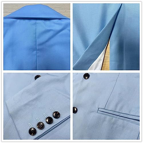 JinXuanYa Women's Suits Two Piece Notch Lapel Slim Fit Work Suit Lady Outfit Casual Jacket and Pant4