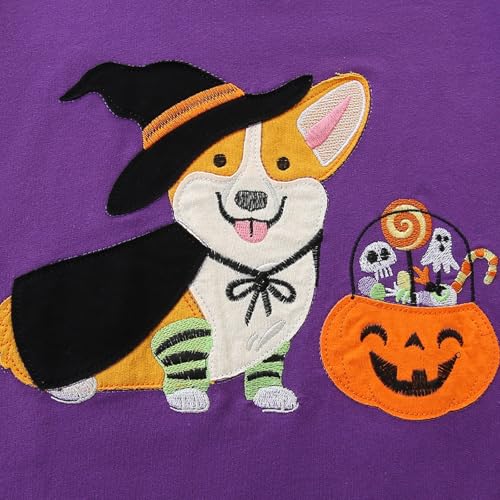Boys Girls Sweatshirt Long Sleeve Halloween 𝗖artoon Graphic Print Shirts Tops Warm Crewneck Pullover2