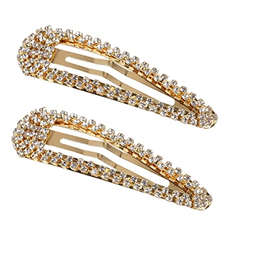 SLFYEE 2 Piezas Horquilla de Diamantes de Imitación Crystal Horquillas Para el Pelo Clips de Pelo Mujeres Pinzas para el Cabello Brillante Horquillas Pelo Mujer Cover