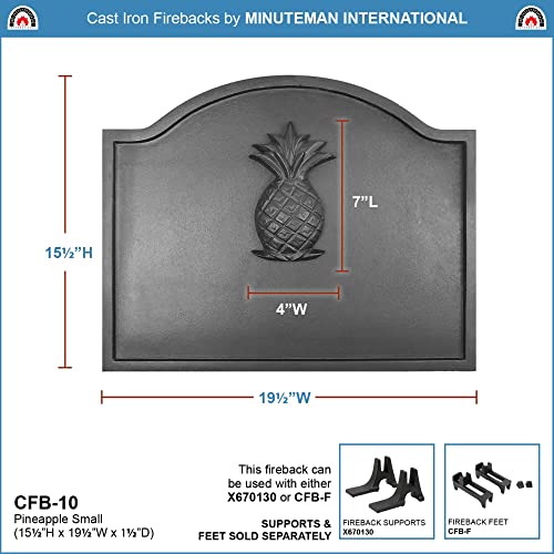 Minuteman International Small Pineapple Fireback, Black #TOP1
