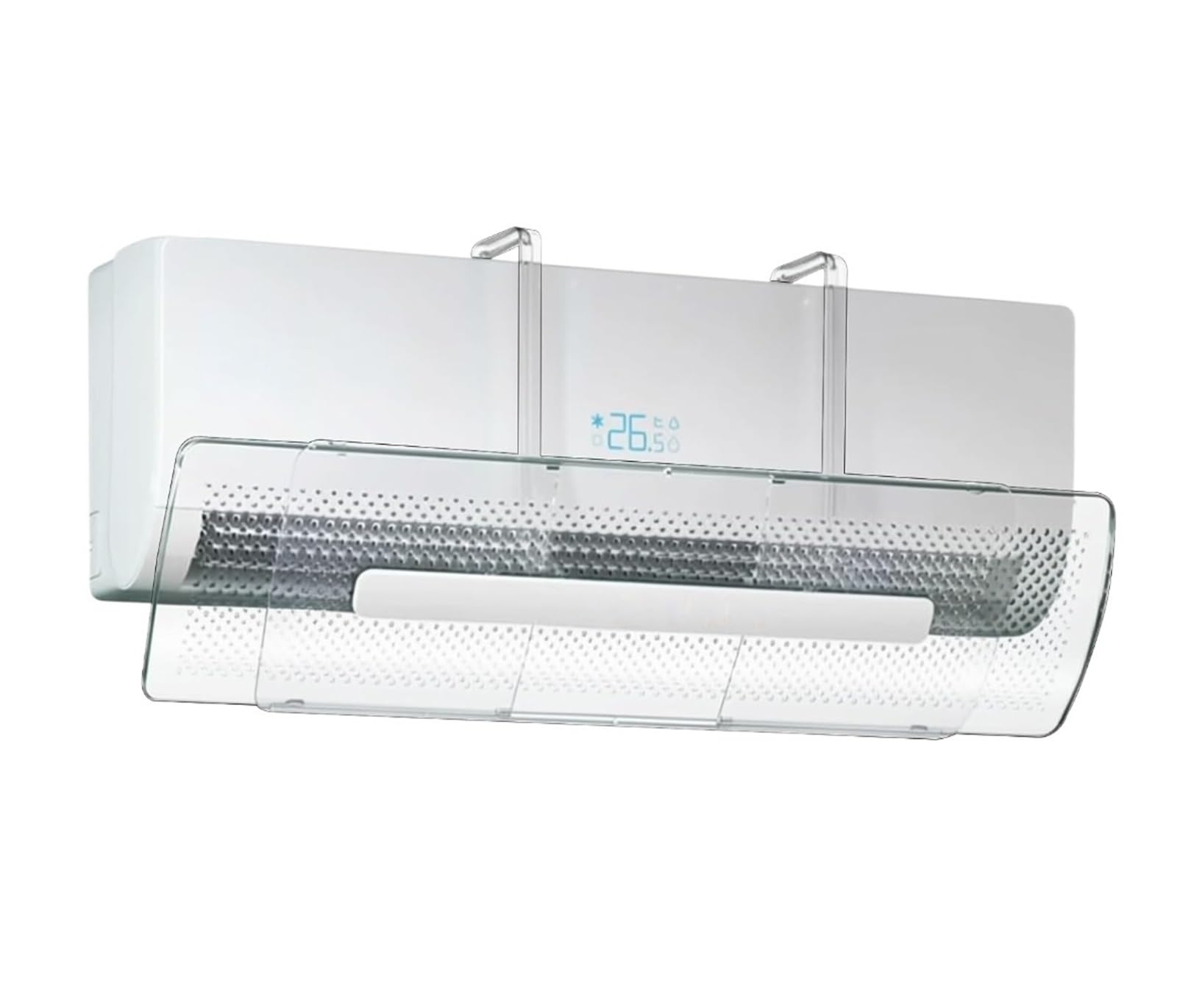 Juskaqzyi Clear ﻿Retractable Air Conditioner Deflector Adjustable Air Conditioning Deflector For Split Ac