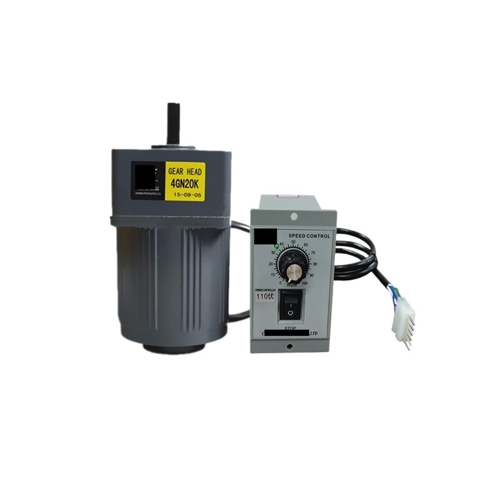 ANERTQUIH Asynchronous Motor 25W 110V AC Gear with Speed Regulator 4IK25RGN-A Adjustable Single Phase(0-6RPM)