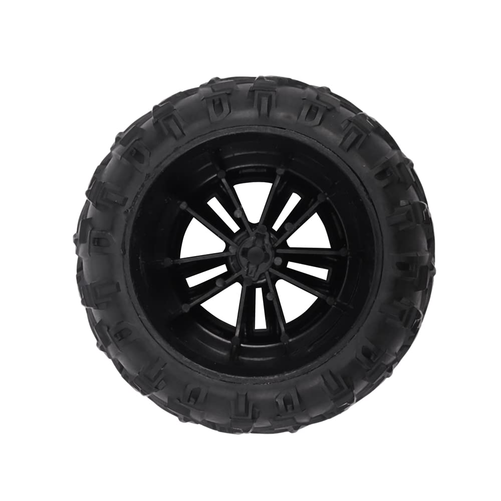 Lot de 4 pneus de 80 mm pour Xinlehong Q901 Q902 Q903 9130 9136 9137 9138 1/16 RC Car Upgrade pièces, 1