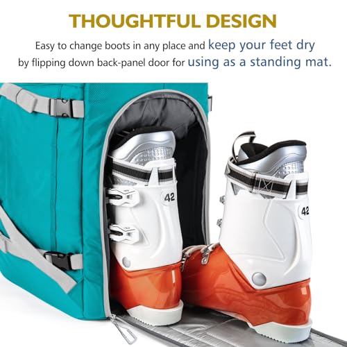 Image of Unigear Ski Boot Bag Backpack for Helmet 50L /70L, Goggles, Gloves, Skis, Snowboard & Accessories