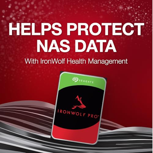 Seagate IronWolf Pro 4TB, Enterprise Internal NAS HDD, CMR, 3.5 Inch, SATA 6GB/s, 7.200 RPM, 256MB Cache for RAID NAS, Data Rescue Services, Frustration Free Packaging (ST4000NTZ01) - Image 4