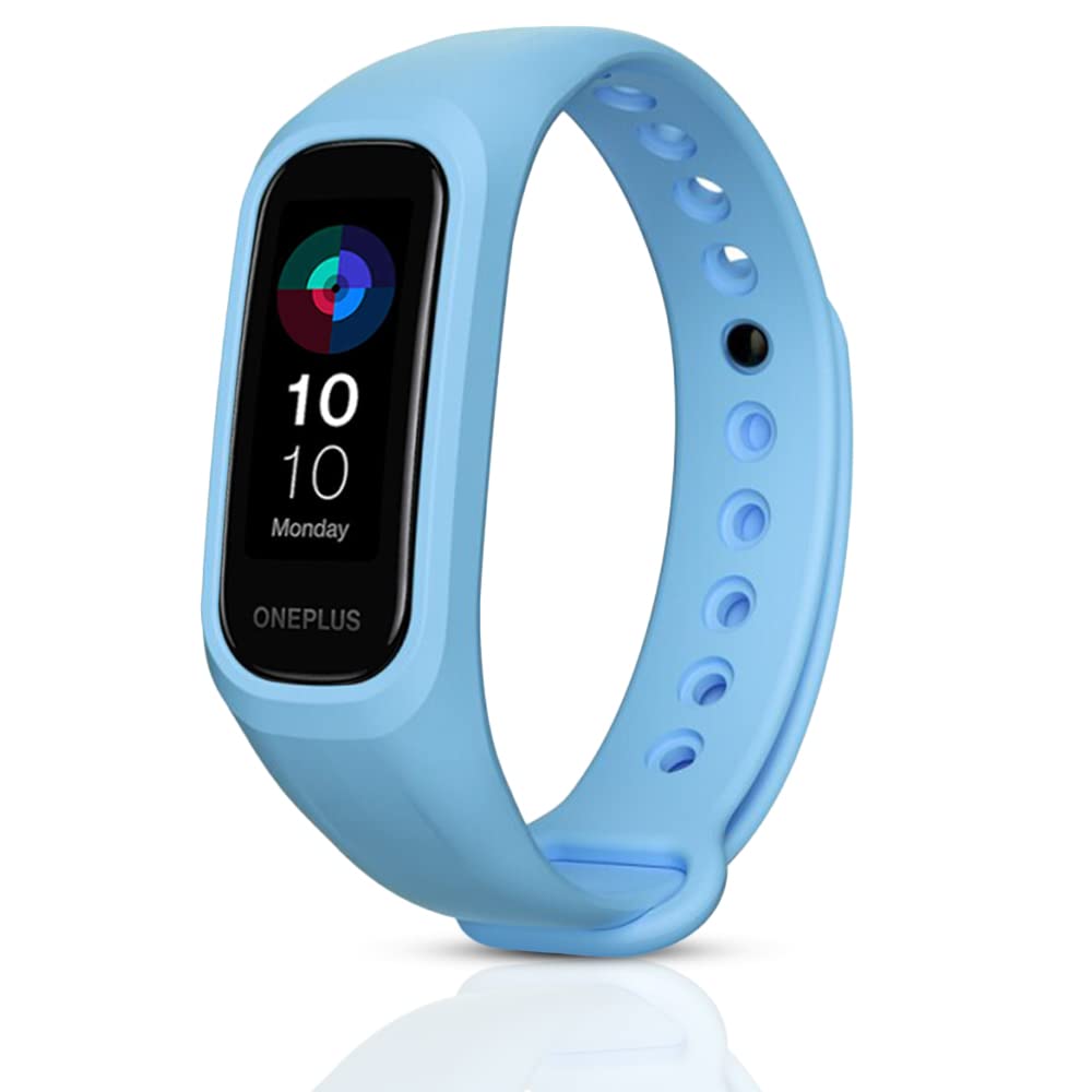 Sounce Light Blue Adjustable Band Strap Compatible for Oneplus Smart Band & Oppo Smart Band