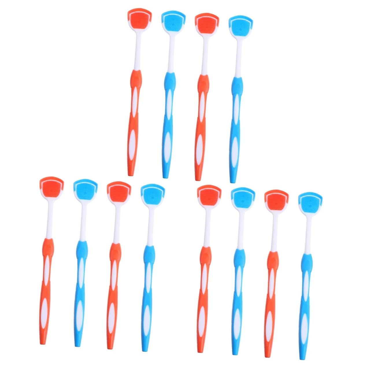 minkissy 12 Pezzi Spazzola Per La Pulizia Della Lingua Spatola In Silicone Raschietti Per La Lingua Pulitore Per La Lingua Raschietto Per Lingua In Metallo Spatola In Silicone Pulitore Per
