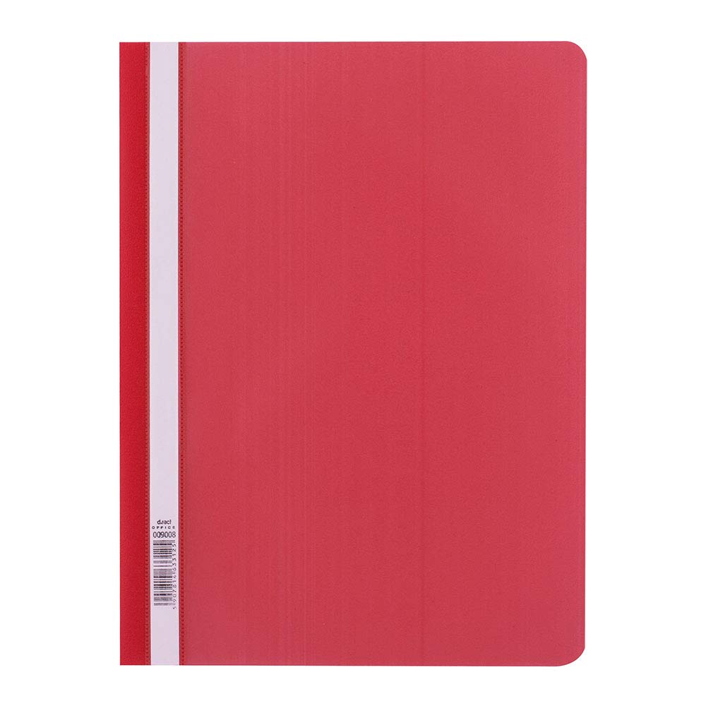 D.RECT File Folder Polypropylene A4 Without Perforation Red