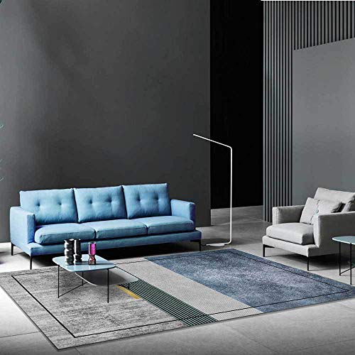 Moquette lavable en salon et chambre patchwork moderne 100x160 - 3