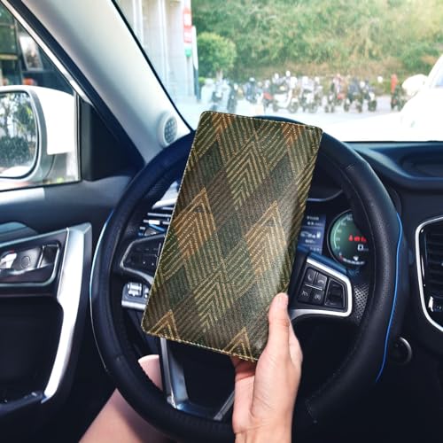 Organizador de carro de cuero miniatura 7
