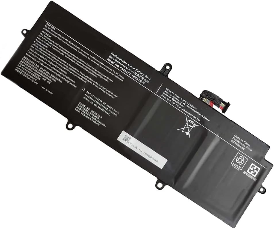 PA5331U-1BRS - Batería para ordenador portátil Toshiba Tecra A40-E-1D6 AK01B AK40B P000831100 P000818700 (15,4 V, 42 Wh/2700 mAh)