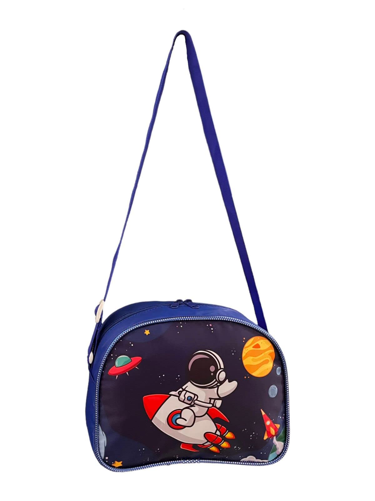 Le Delite Space Astronaut Theme Waterproof Side Sling Bag for Kids Age 1-7 Years, Picnic Bag Small Size,Kindergarten Travel Bag - Multipurpose Sling Bag, Lunch Box Tiffen Handbag (Space Side Bag) (B0C5PZ3YCR) Amazon Price History, Amazon Price Tracker