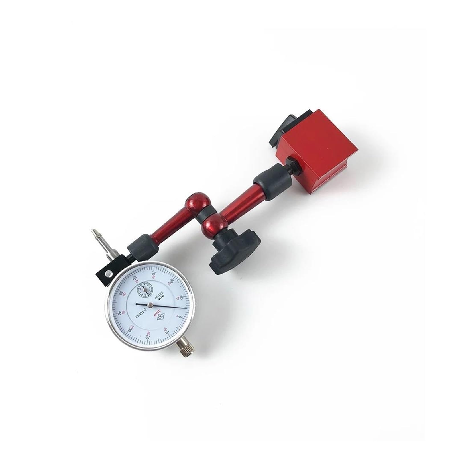 Soporte Magnético para Comparador De Cuadrante Motocicleta, Base para Micrómetro, Herramienta Medición Precisión Universal para Motocross