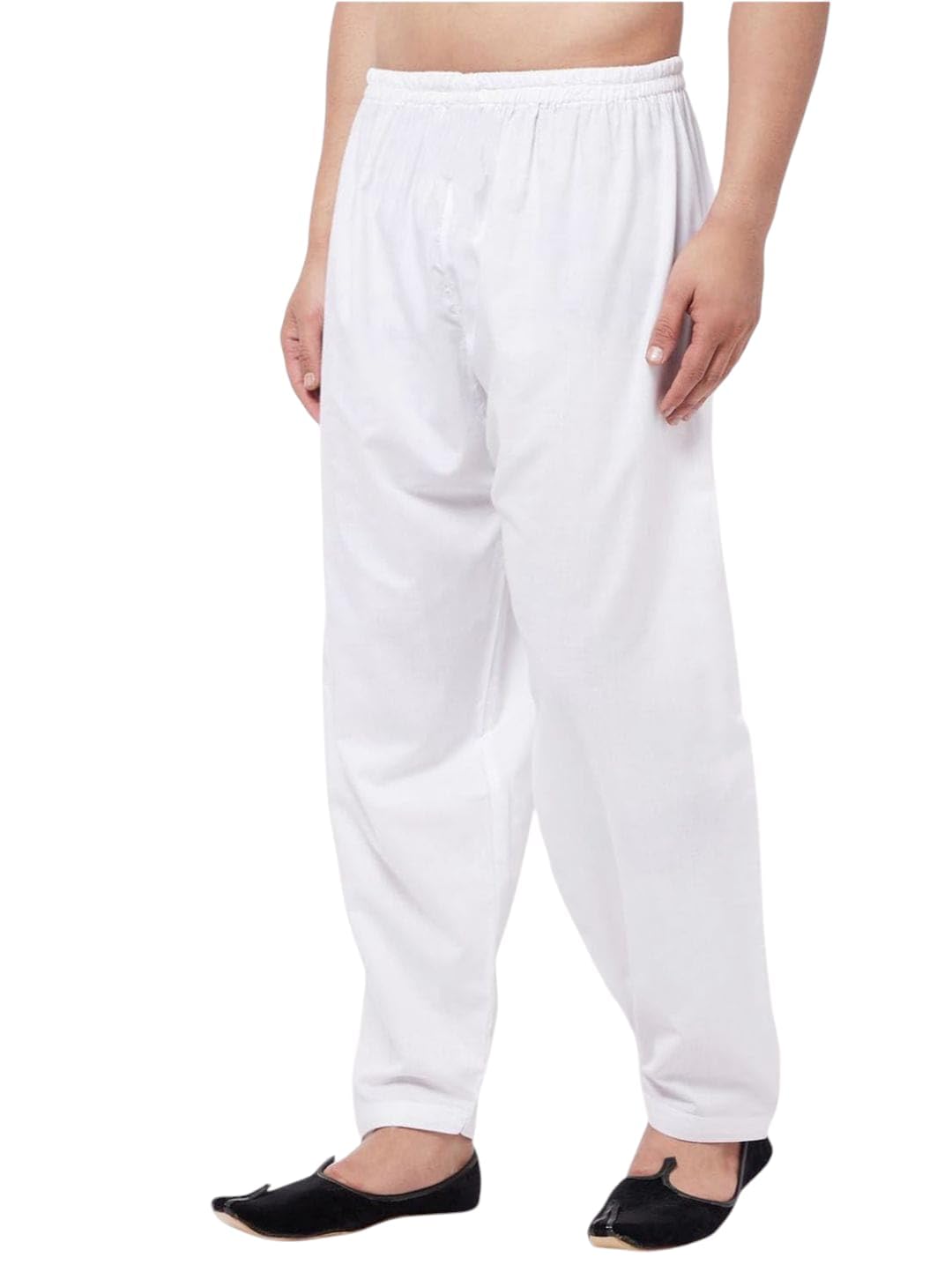 Men's Cotton Pyjama Bottom, Patiala Style Salwar, Elastic Waist, Relaxed Fit, Lounge Wear-picture-54