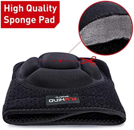 Flywind Adult Protective Knee Pads for Work,Dance Gardening Knee Pads for Men Women,Collision Avoidance Knee Sleeve