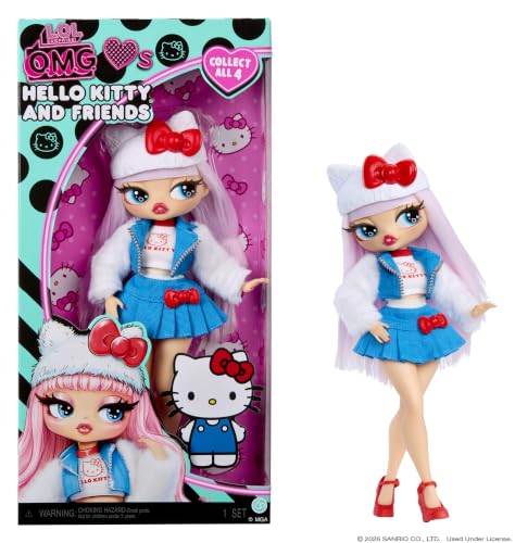 LOL Surprise OMG Loves Hello Kitty and Friends – Hello Kitty – Fashion Doll, Play & Display!