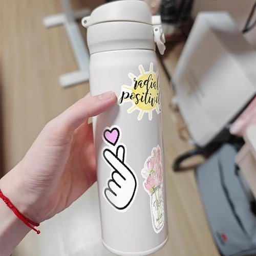 Miniatura 2 de 100 calcomanías divertidas y lindas para adolescentes, niñas, adultos, adecuadas para botellas de agua, laptop, teléfono, vinilo Hydro Flask