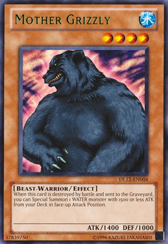 Amazon.com: YU-GI-OH! - Mother Grizzly - Green (DL12-EN004