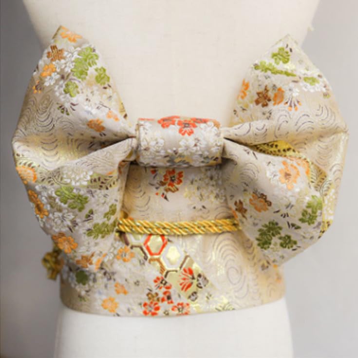 BIVOO Kimono-Bademantel-Kostüm, traditionelle Damen, süßes Kleid, Blüten-Satin-Bademantel-Kimono, japanisches Kimono-Kleid