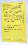 Einleitung in Talmud und Midrasch (Beck'sche Elementarbücher) - Hermann L. Strack, Günter Stemberger 