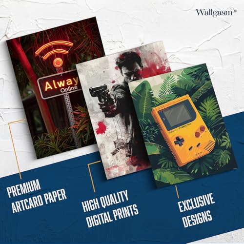 Image of Wallgasm paper Gaming Art Bundle - Set of 54, 4 x 6 Inches Posters