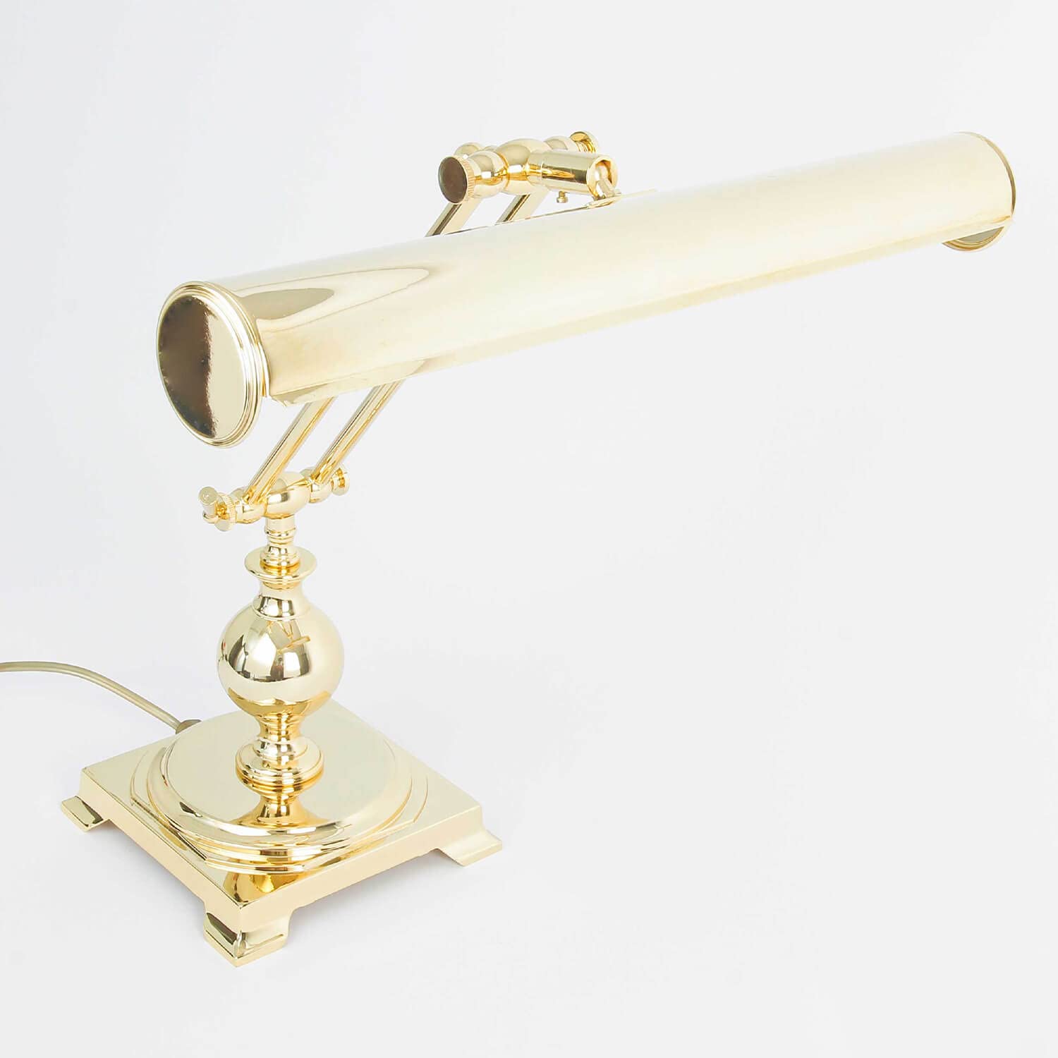 Licht-Erlebnisse Esclusivo Pianoforte Dorato con 24 CARATI PIANOLAMPE 1x E14 fino da 40 Watt lampada da Scrivania Luce da tavolo PIANOFORTE pianoforte