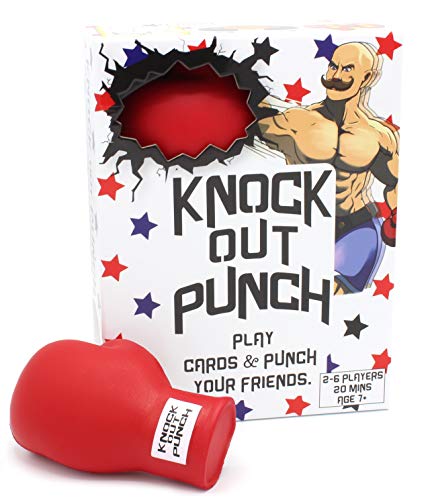 Knockout Punch - an Outrageous Boxing/Dodgeball Card Game - Funny Board Games for Family Night, Game Night Games for Groups & Party Games - Teen Outdoor Board Games, Boxing Games Kids Throwing Games