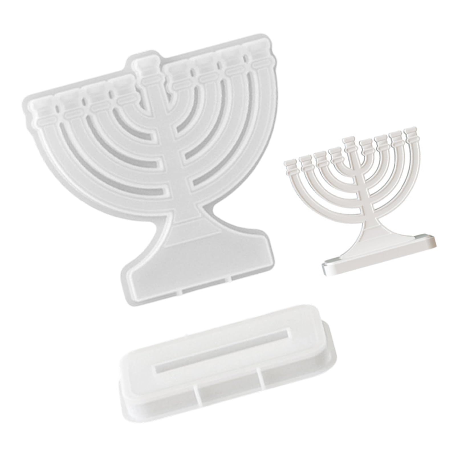 Buxuaaaa Hanukkah Set Branch Craft of Food Grade Silicone