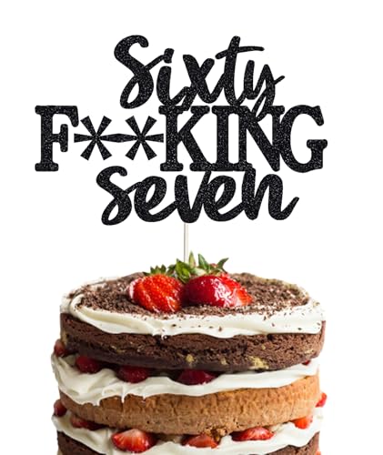 Happy 67th Birthday Cake Topper 67th birthday decorations, 67 Birthday Cake Toppers Funny 67th Cake Topper for Men,67 Cake Topper For Women,67th Birthday Cake Topper