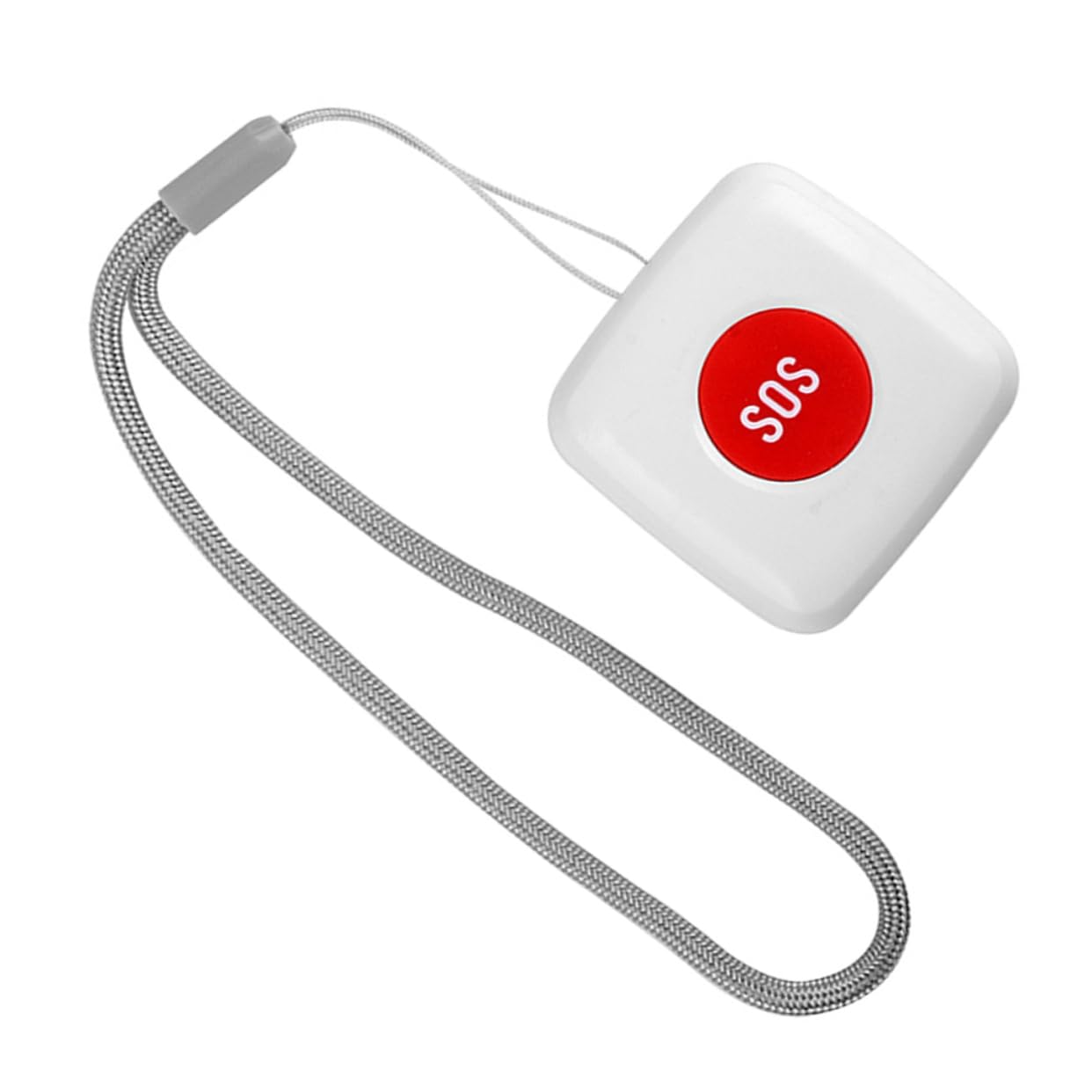 SEWACC SEWACC Kabelloser SOS Notrufknopf für Senioren Fernruf Alarm Pflege Alarmtaste Kompatibel mit Smart Home Geräten Notfallhilfe für Ältere Patienten und Hilfsbedürftige Weiß