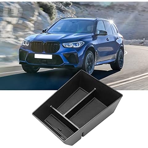 Yumzeco Compatible with BMW X5 G05/ X6 G06/ X7 G07 Center Console Organizer 2023 2022 2021 2020 2019, Console Organizer Center Organizer Tray Multifunctional Storage for X5 X6 X7 2019-2023 Cover