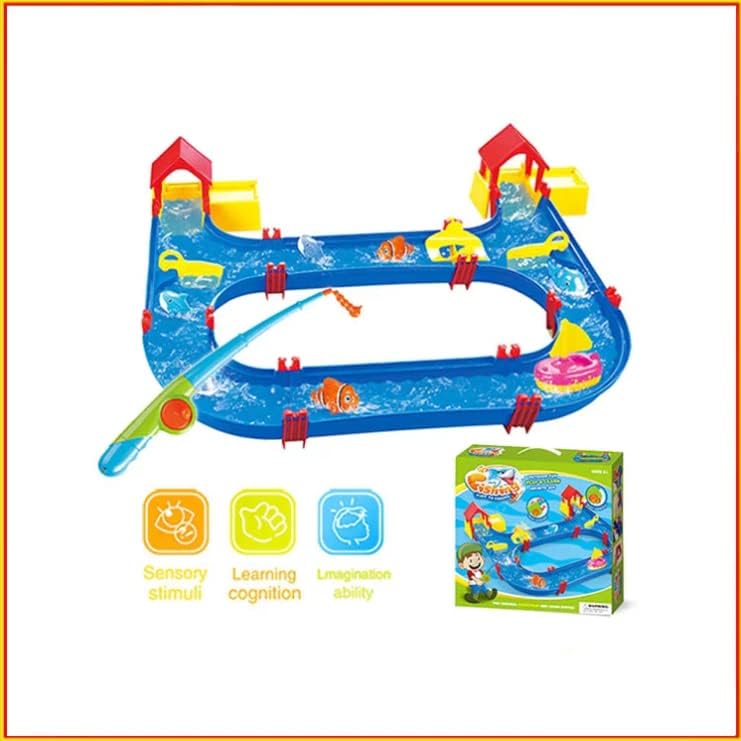Miniatura 6 de Juguete de mesa de agua para niños pequeños de 3 a 5 años, mesa de juego de arena y agua, juguete de playa de verano para niños, juguete de agua