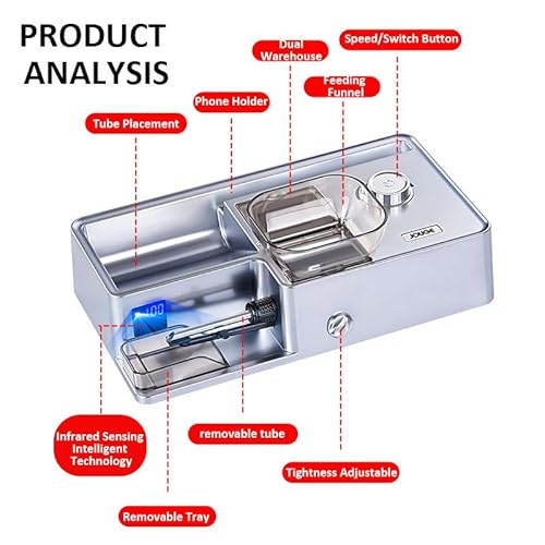 Kuguan H15 Electric Cigarette Injector Machine Cigarette Rolling Machine Automatic Portable thumb #2