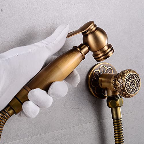 Pulvérisateur de bidet à main for toilettes en laiton rétro
