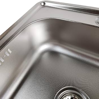 ANW HOME Kitchen Sink with Siphon, Stainless Steel Kitchen Sink